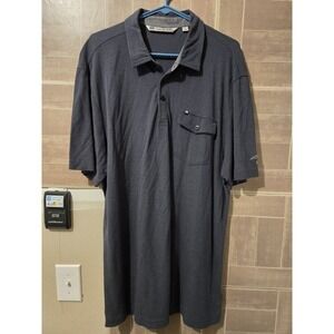 Travis‎ Matthew Golf Blue Short Sleeve Casual Polo Shirt Mens Size XL